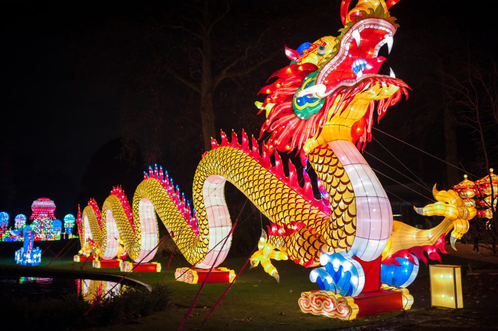 dragon china lights