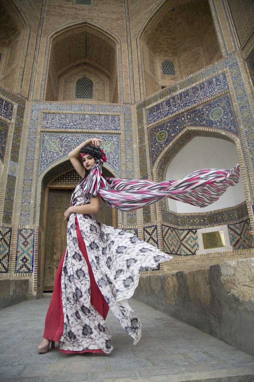 Silk exhibition in Samarkand