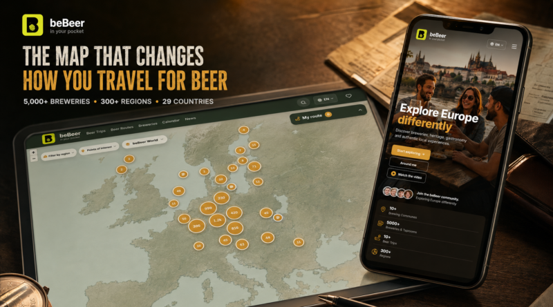 The Map That Changes How You Travel Europe&rsquo;s Brewing Regions.